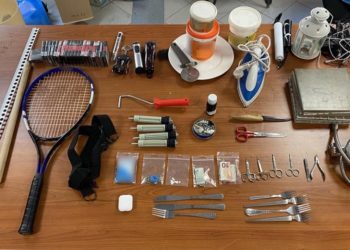 Έφοδος στις φυλακές Νιγρίτας: Αποστακτήριο, ηλεκτρονικές συσκευές, μπάρμπεκιου, καταψύκτες βρήκαν οι αστυνομικοί (photos)