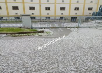 Στα λευκά ντύθηκε η Ξάνθη (video)