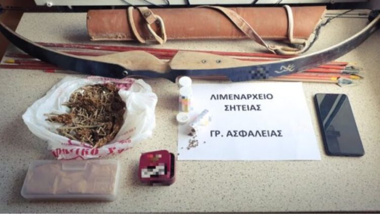 Σητεία: Συνελήφθη “τοξοβόλος” με χασίς και σπόρους κάνναβης