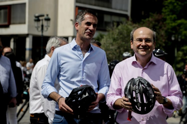 Δύο μεγάλους ποδηλατόδρομους στην Αθήνα εξήγγειλε ο Χατζηδάκης