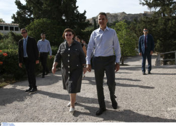 Συμβολική επίσκεψη του Κ. Μητσοτάκη στο μουσείο της Αρχαίας Αγοράς Αθηνών