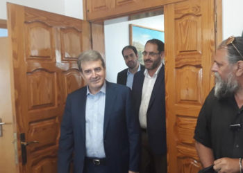 Επίσκεψη Χρυσοχοΐδη στα Ανώγεια: Να συμπορευτούμε μαζί, ώστε να λειτουργήσει η δημοκρατία