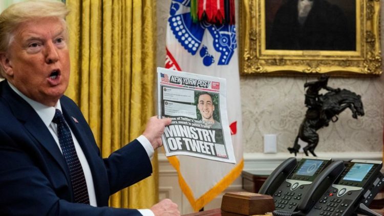 Το twitter τοποθέτησε σήμανση για “παραποιημένο μήνυμα” σε tweet του Τραμπ