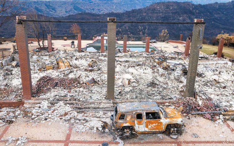 ΗΠΑ: Ομολόγησε την ευθύνη της η PG&E για τον θάνατο 84 ανθρώπων από πυρκαγιά