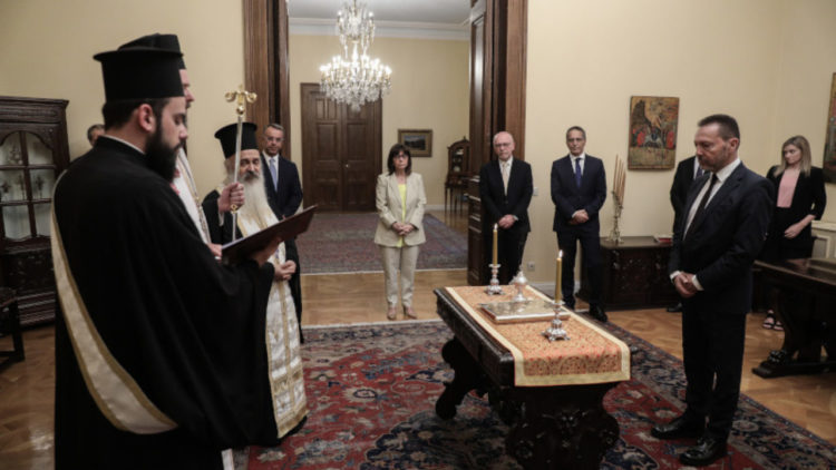 Ορκίστηκε ο Γ. Στουρνάρας για τη δεύτερη θητεία του στη διοίκηση της Τράπεζας της Ελλάδος