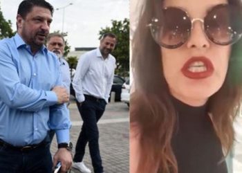 Στον εισαγγελέα η ραδιοφωνική παραγωγός που πέταξε νερό στον Χαρδαλιά