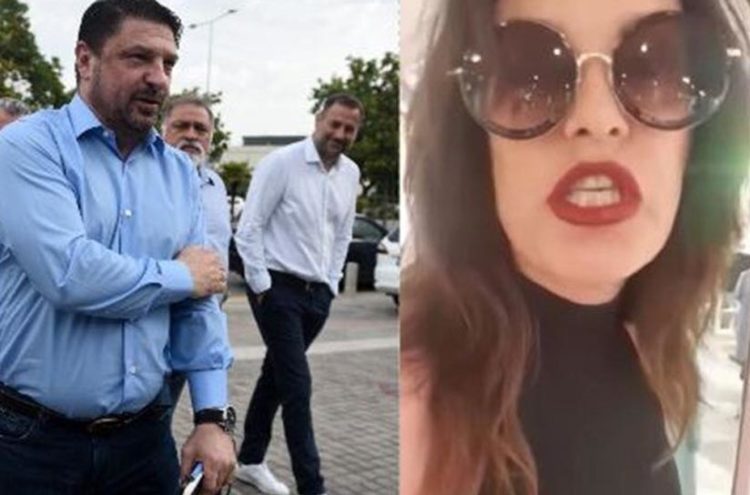 Στον εισαγγελέα η ραδιοφωνική παραγωγός που πέταξε νερό στον Χαρδαλιά