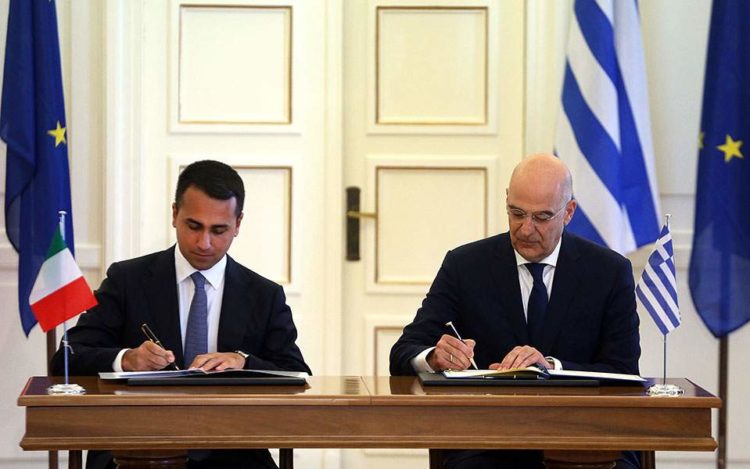 Υπεγράφη η συμφωνία οριοθέτησης θαλασσίων ζωνών Ελλάδας – Ιταλίας (video)