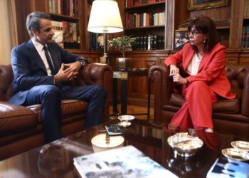 Σαφές μήνυμα Σακελλαροπούλου και Μητσοτάκη στην Τουρκία: Η χώρα θα αντιμετωπίσει όλες τις προκλήσεις