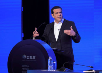Τσίπρας στη συνέλευση του ΣΕΒ: Η επόμενη μέρα είναι δύσκολη εξίσωση αλλά όχι άλυτη – Η κυβέρνηση δεν στήριξε τις επιχειρήσεις