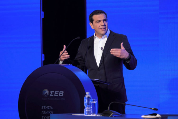 Τσίπρας στη συνέλευση του ΣΕΒ: Η επόμενη μέρα είναι δύσκολη εξίσωση αλλά όχι άλυτη – Η κυβέρνηση δεν στήριξε τις επιχειρήσεις