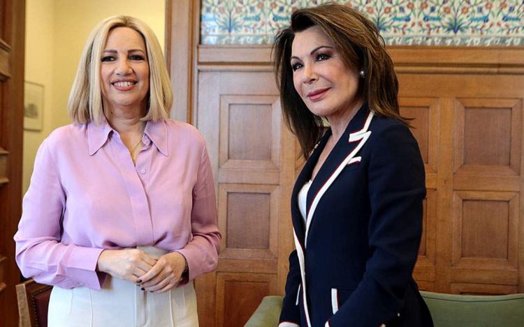 Ελλάδα 2021: Ενημέρωση της Φώφης Γεννηματά από τη Γιάννα Αγγελοπούλου