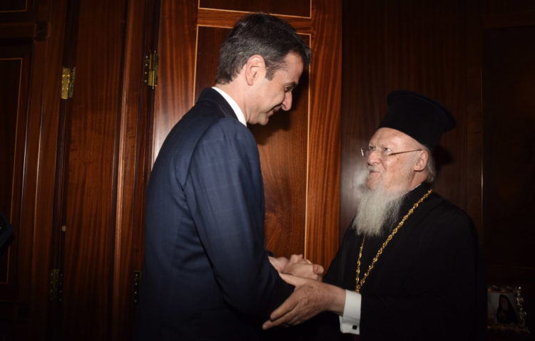 Επικοινωνία Μητσοτάκη με Βαρθολομαίο για την Αγία Σοφία