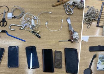 Φυλακές Κορυδαλλού: Σιδηρολοστοί, καθρέφτες, σύνεργα τατουάζ, ορειβατικά σκοινιά και γάντζοι σε κελιά (photos)