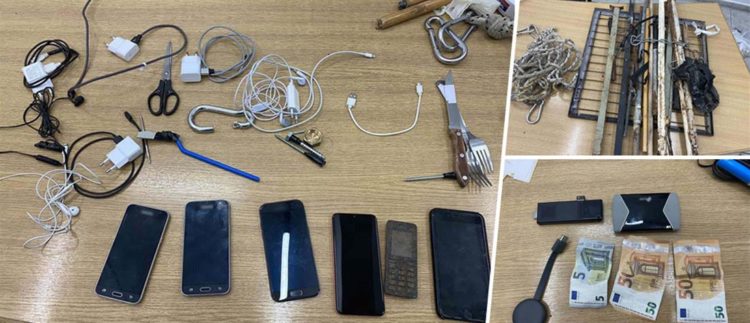 Φυλακές Κορυδαλλού: Σιδηρολοστοί, καθρέφτες, σύνεργα τατουάζ, ορειβατικά σκοινιά και γάντζοι σε κελιά (photos)