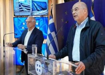 Τηλεφωνική επικοινωνία Ν. Δένδια και Ζ. Μπορέλ για τις εξελίξεις στην ανατολική Μεσόγειο