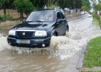 Φθιώτιδα: Σοβαρά προβλήματα απο την καταιγίδα –  Διακόπηκε η κυκλοφορία στην παλιά εθνική οδό