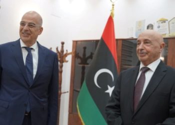 Δένδιας: Συμφωνήσαμε με τον Ακίλα Σάλεχ ότι η Τουρκία έχει ιστορικές ευθύνες για αυτό που συμβαίνει σήμερα στη Λιβύη