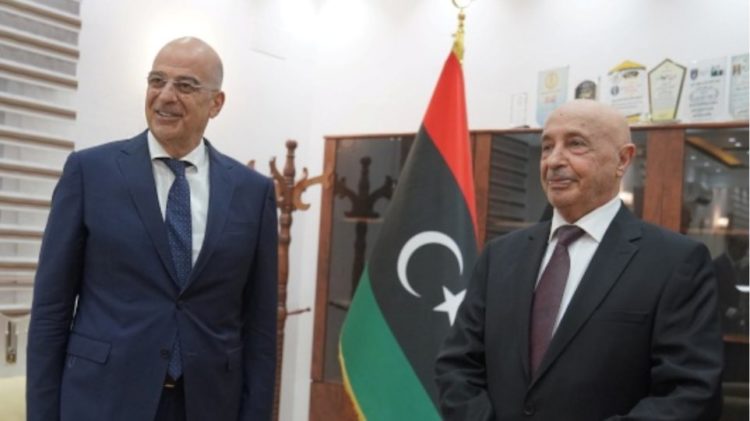 Δένδιας: Συμφωνήσαμε με τον Ακίλα Σάλεχ ότι η Τουρκία έχει ιστορικές ευθύνες για αυτό που συμβαίνει σήμερα στη Λιβύη