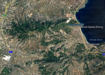 Ενεργοποιείται ο Copernicus για τη δορυφορική παρακολούθηση της φωτιάς στις Κεχριές