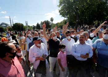 Αγία Σοφία : Το πρώτο κάλεσμα σε προσευχή μετά την απόφαση μετατροπής της σε τζαμί