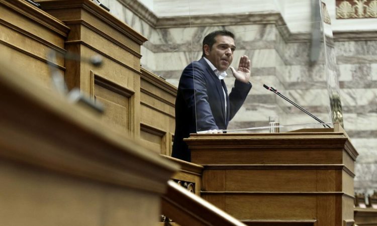 Τσίπρας: Ενας χρόνος από τη μεγάλη απάτη Μητσοτάκη – Ασπίδα στον Παππά