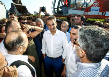 Επίσκεψη του Κυριάκου Μητσοτάκη στο Μάτι