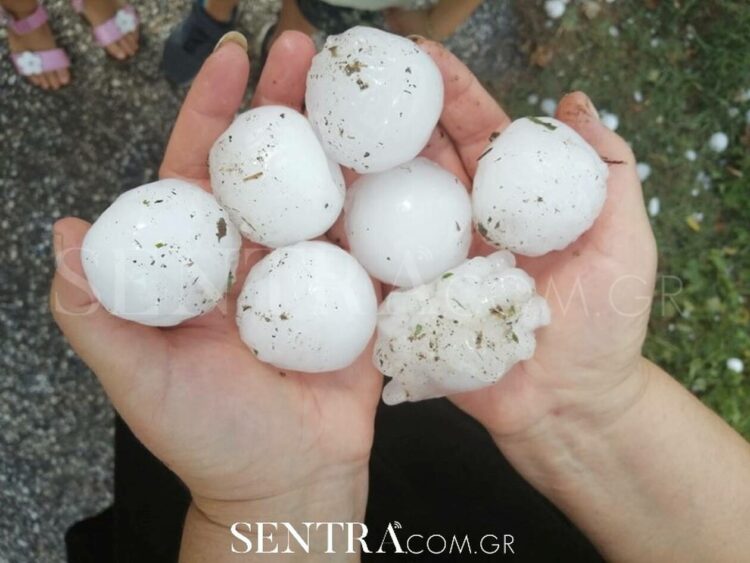 Καστοριά: Χαλάζι σάρωσε τα πάντα – Μεγάλες καταστροφές