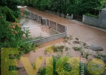 Εύβοια: Εικόνες βιβλικής καταστροφής απο την κακοκαιρία – Πλημμύρισαν σπίτια