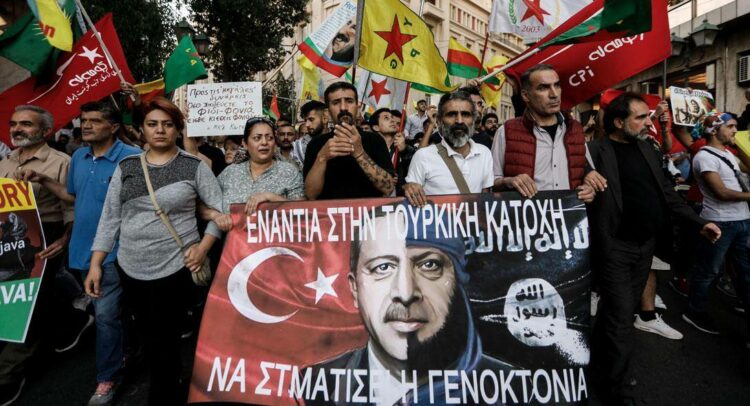 Θεσσαλονίκη: Δικογραφία για το κάψιμο πανό με τη φωτογραφία του Ερντογάν