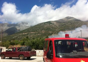 Λακωνία: Μεγάλη φωτιά στη Μάνη