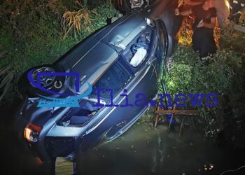 Αμαλιάδα: Τραγωδία με δύο νεκρούς απο πτώση αυτοκινήτου σε αρδευτικό κανάλι (Βίντεο)