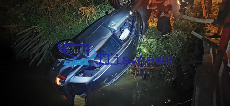 Αμαλιάδα: Τραγωδία με δύο νεκρούς απο πτώση αυτοκινήτου σε αρδευτικό κανάλι (Βίντεο)