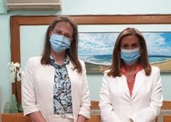 Συνάντηση της Ζωής Ράπτη με την εκπρόσωπο του ΠΟΥ στην Ελλάδα