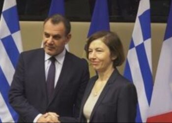 Επικοινωνία Ν. Παναγιωτόπουλου με την υπουργό Άμυνας της Γαλλίας