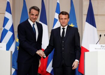 Μητσοτάκης σε Μακρόν: Ευχαριστώ για την αλληλεγγύη
