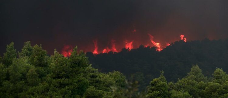 Φωτιά στην Κερατέα