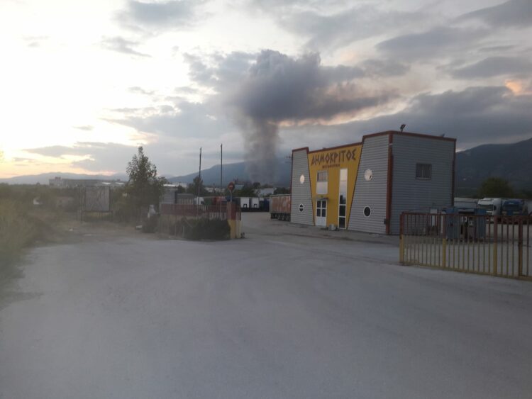 Ξάνθη: Φωτιά κοντά στο πεδίο βολής στο Πετροχώρι