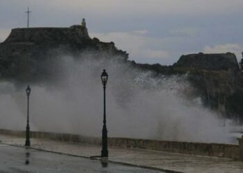 Κέρκυρα: Σφοδρή κακοκαιρία πλήττει το νησί