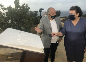 Υπ. Πολιτισμού: Αυτοψία Λ. Μενδώνη στη Λήμνο – Έργα 10 εκατομμυρίων ευρώ μέσω ΕΣΠΑ