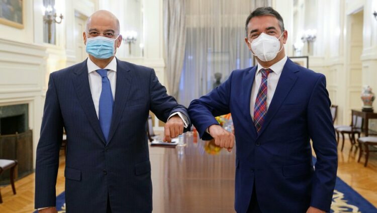 Συνάντηση Νίκου Δένδια με Νίκολα Ντιμιτρόφ και Μπουγιάρ Οσμάνι