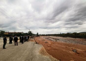 Ιανός: Κλιμάκιο του ΣΥΡΙΖΑ επόπτευσε τις ζημιές στον Αλμυρό Μαγνησίας