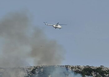 Μεσσηνία: Μεγάλη φωτιά στην Πύλο –  Ισχυρές δυνάμεις της Πυροσβεστικής στο σημείο