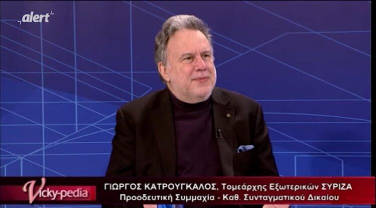 Γιώργος Κατρούγκαλος: Η τριπλή αποτυχία της κυβέρνησης στα Εθνικά Θέματα και τα λάθη της στη διαχείριση της πανδημίας