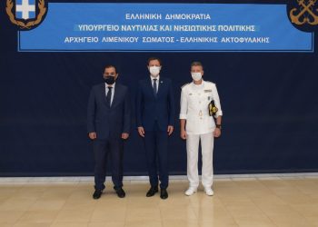 Υποδοχή Πρωθυπουργού Σλοβακίας από τον Υφυπουργό Ναυτιλίας & Νησιωτικής Πολιτικής, Κώστα Κατσαφάδο