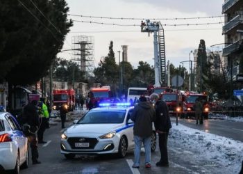 Διαρροή αερίου σε αγωγό στο Παγκράτι