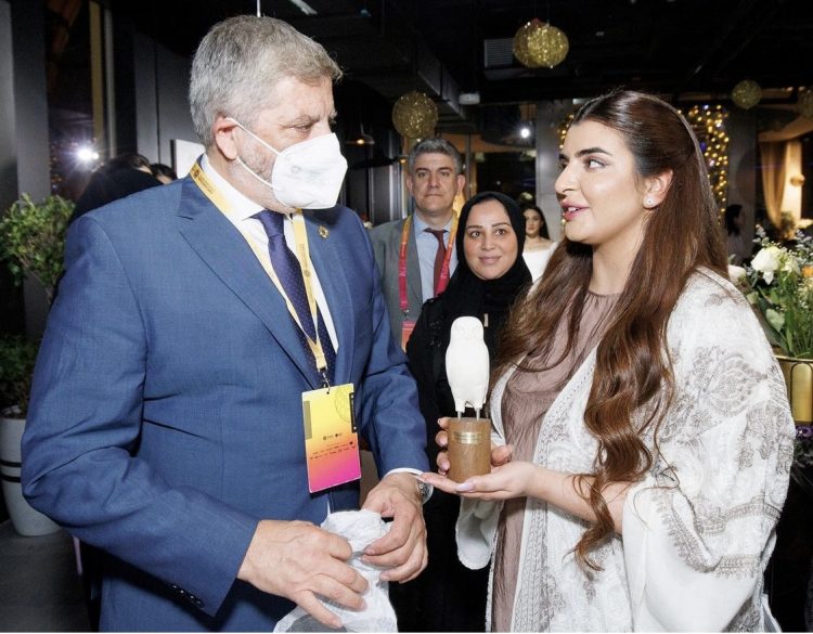 Συνάντηση του Γιώργου Πατούλη με την πριγκίπισσα των ΗΑΕ, Alsheikha Mahra