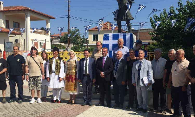 Ο Χρήστος Σταϊκούρας τίμησε τη μνήμη του Οδυσσέα Ανδρούτσου στις Λιβανάτες