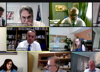 Τηλεδιασκέψεις του Χρήστου Σταϊκούρα για την πρόοδο στο Δικαστικό Μέγαρο Λαμίας, στο Διοικητήριο, στην Ογκολογική Κλινική του ΓΝΛ και του Περιφερειακού Ιατρείου Ραχών.