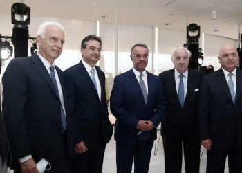 Στην εκδήλωση για τα 30 χρόνια της Eurobank παραβρέθηκε ο Χρήστος Σταϊκούρας